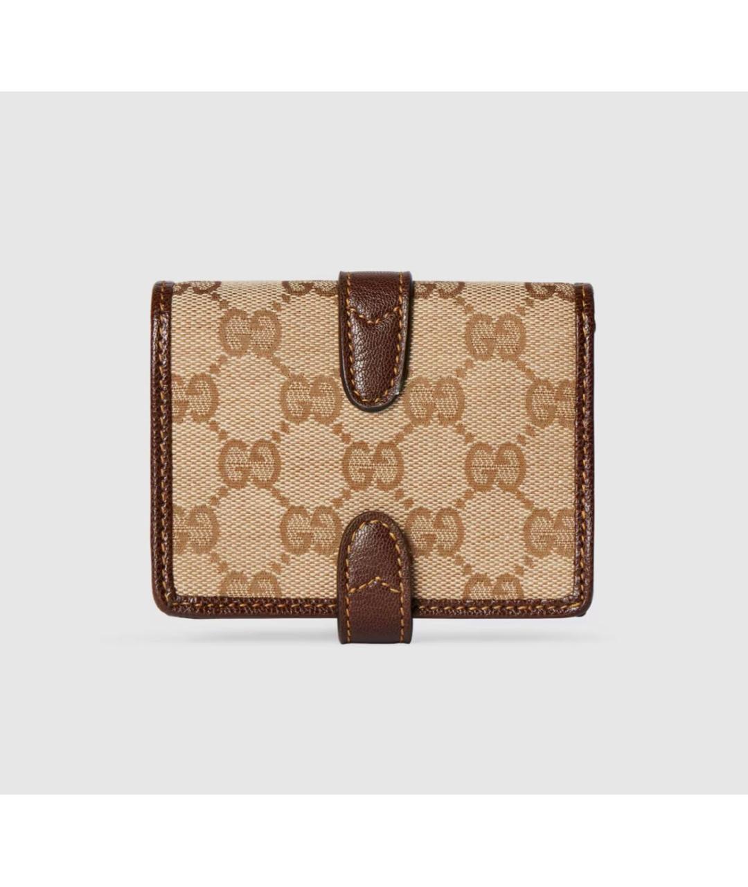GUCCI Коричневый кожаный кошелек, фото 5