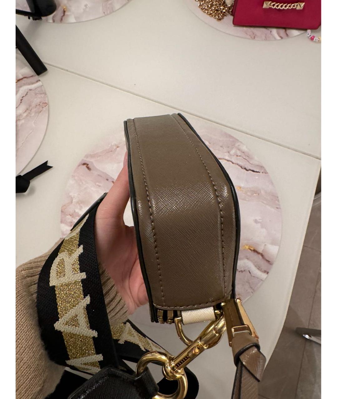 MARC JACOBS Коричневая кожаная сумка через плечо, фото 2