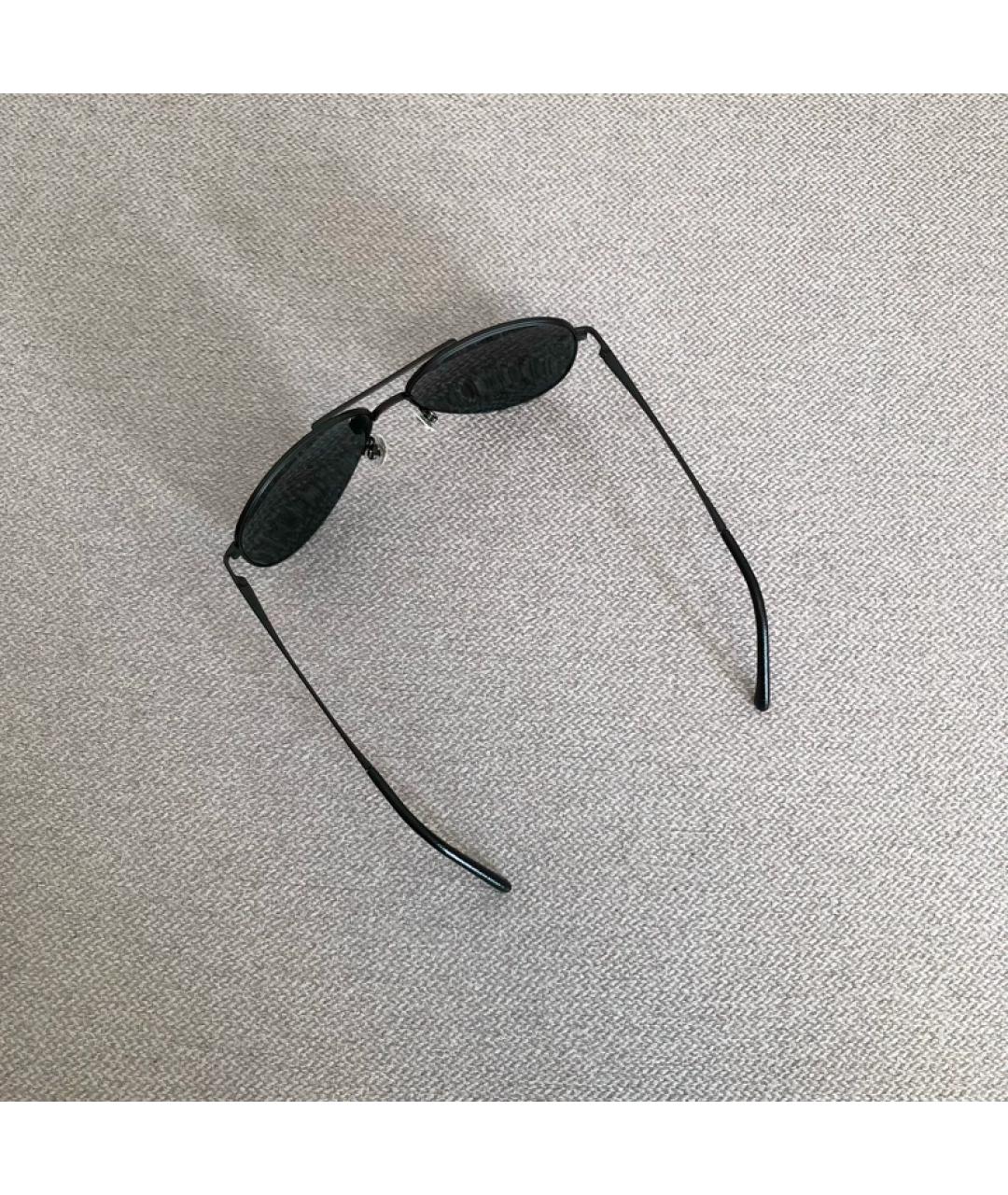 CHANEL Серые металлические солнцезащитные очки, фото 5