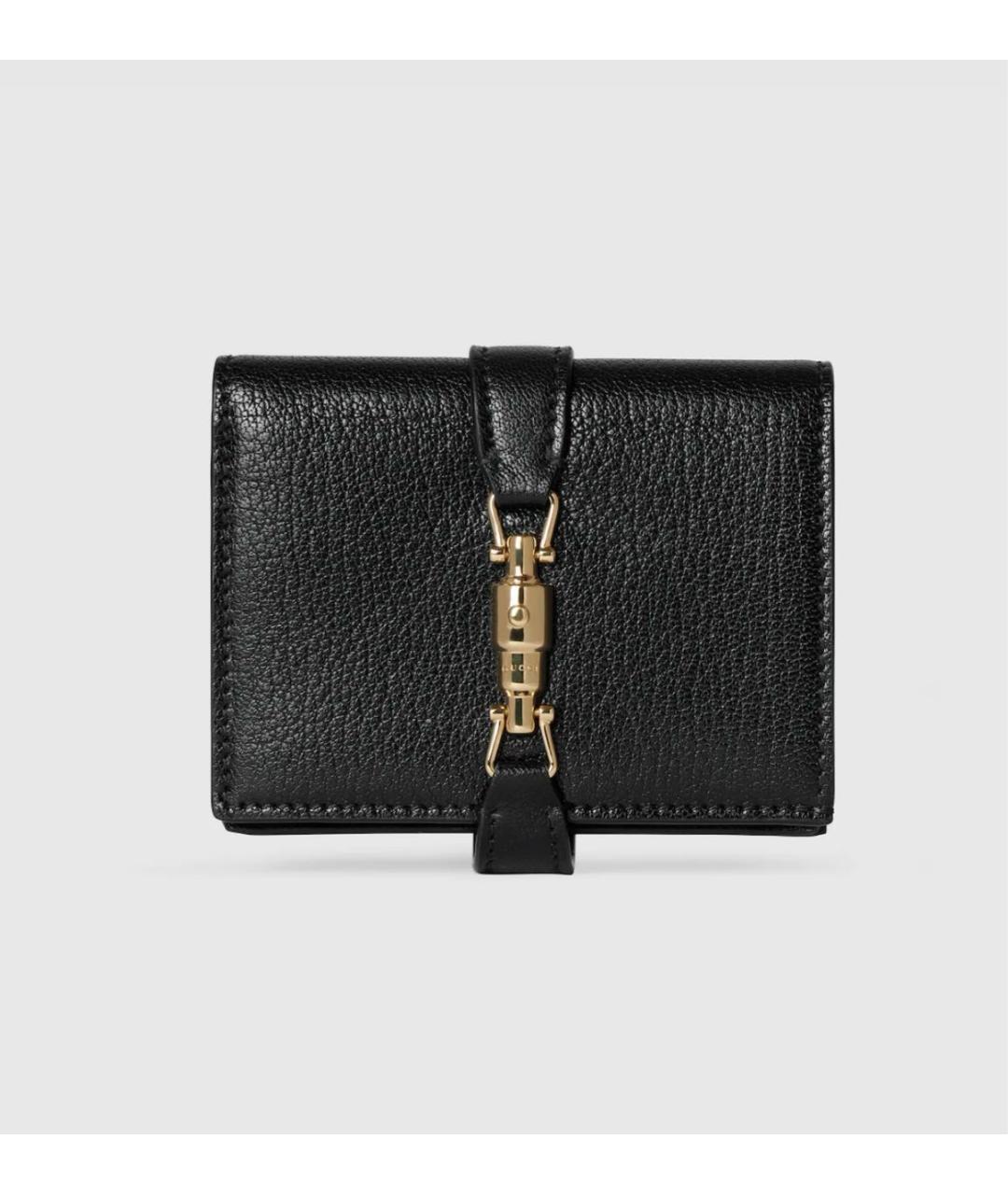 GUCCI Черный кожаный кошелек, фото 7