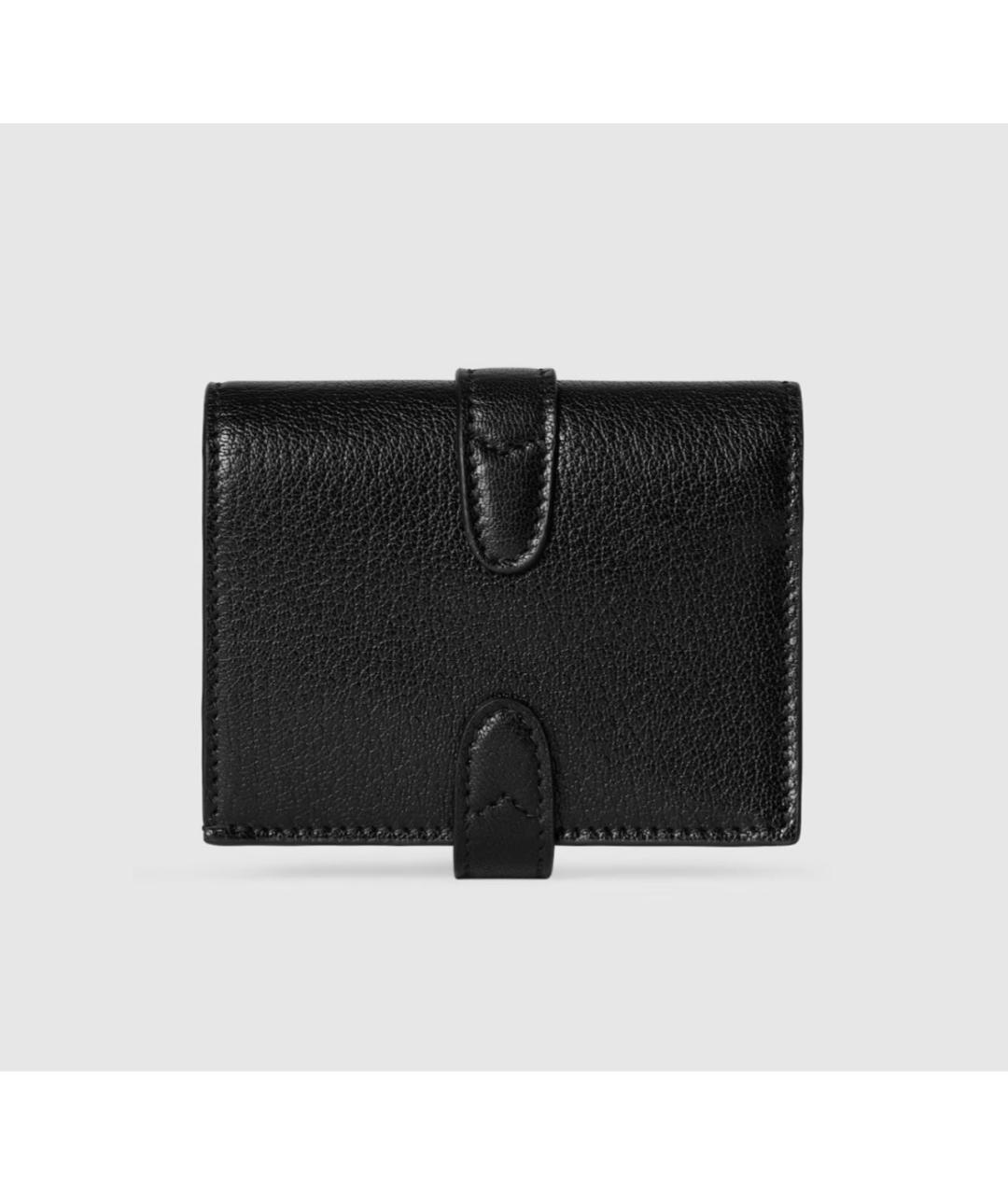 GUCCI Черный кожаный кошелек, фото 5
