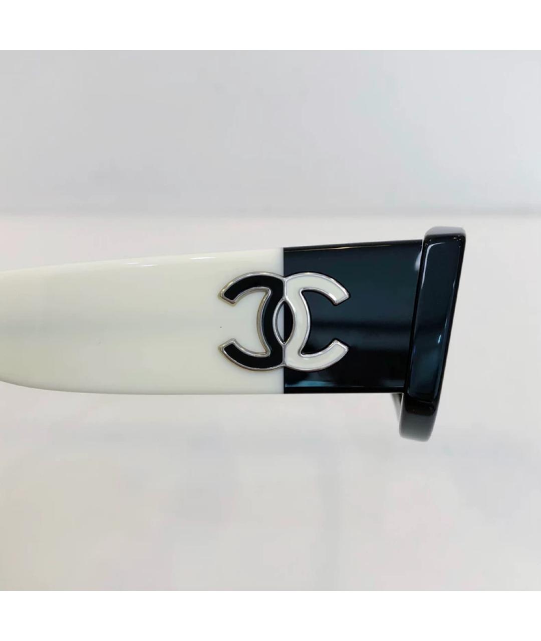 CHANEL Черные пластиковые солнцезащитные очки, фото 2