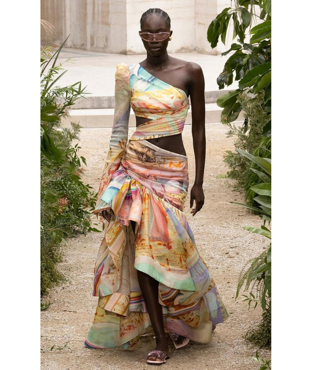 ZIMMERMANN Желтое льняное коктейльное платье, фото 2