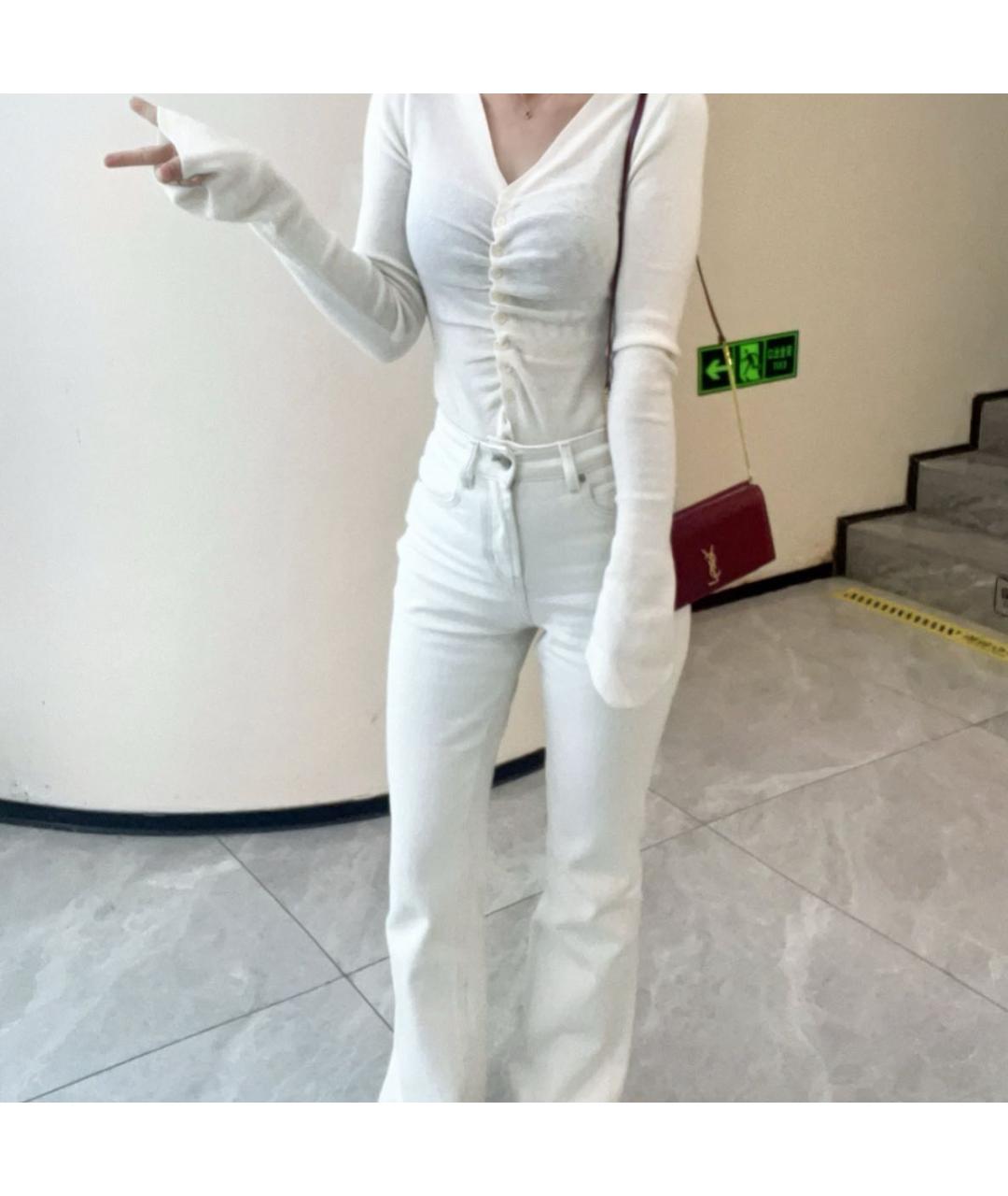 SAINT LAURENT Бордовая сумка через плечо из лакированной кожи, фото 7