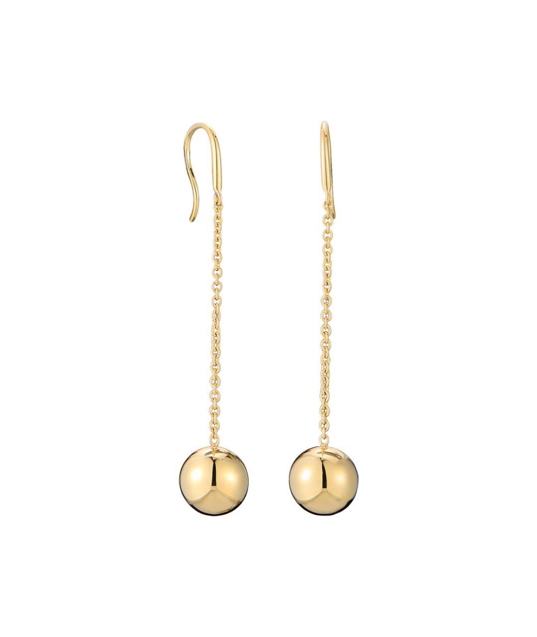 TIFFANY&CO Золотые серьги из желтого золота, фото 4