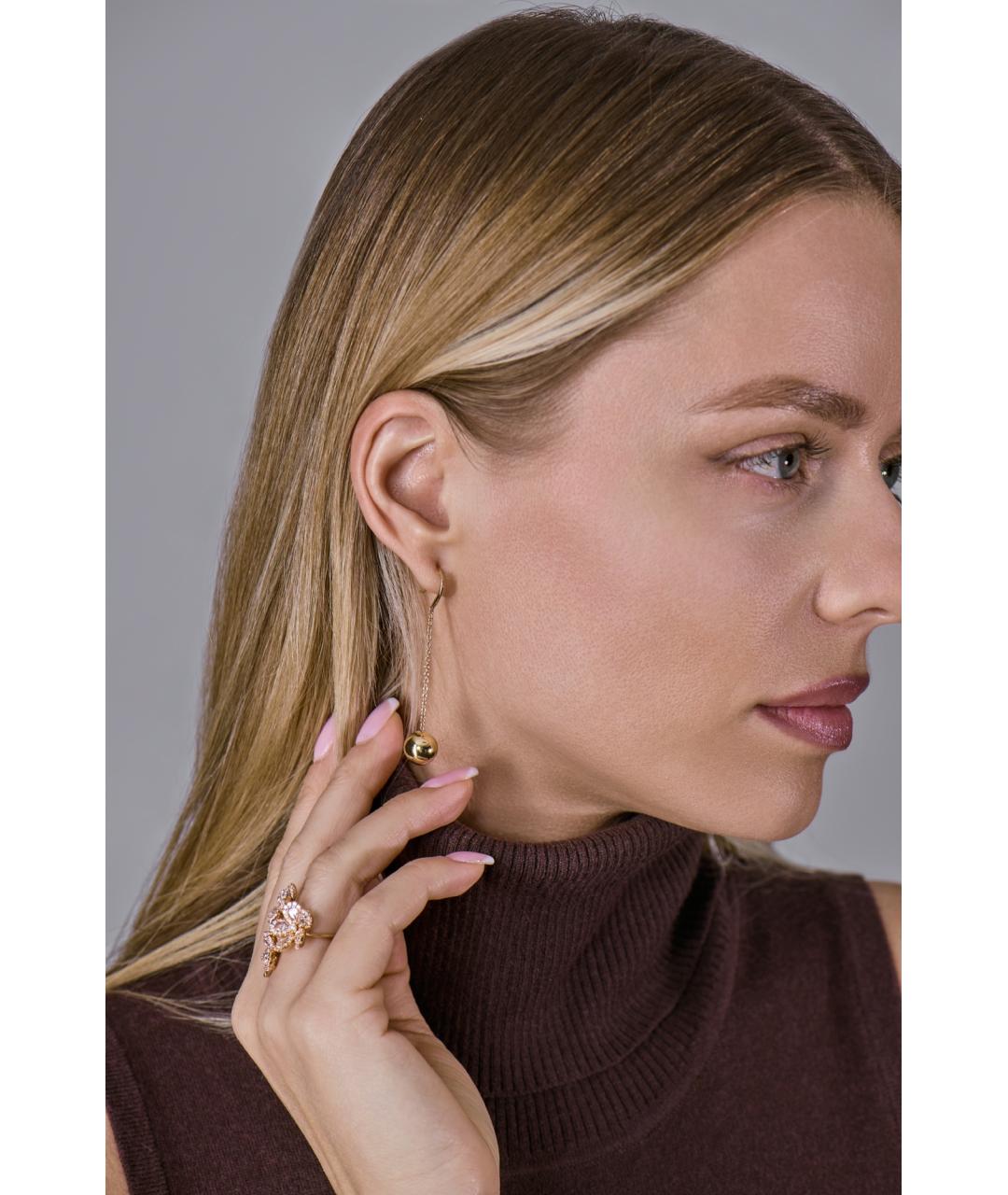 TIFFANY&CO Золотые серьги из желтого золота, фото 3