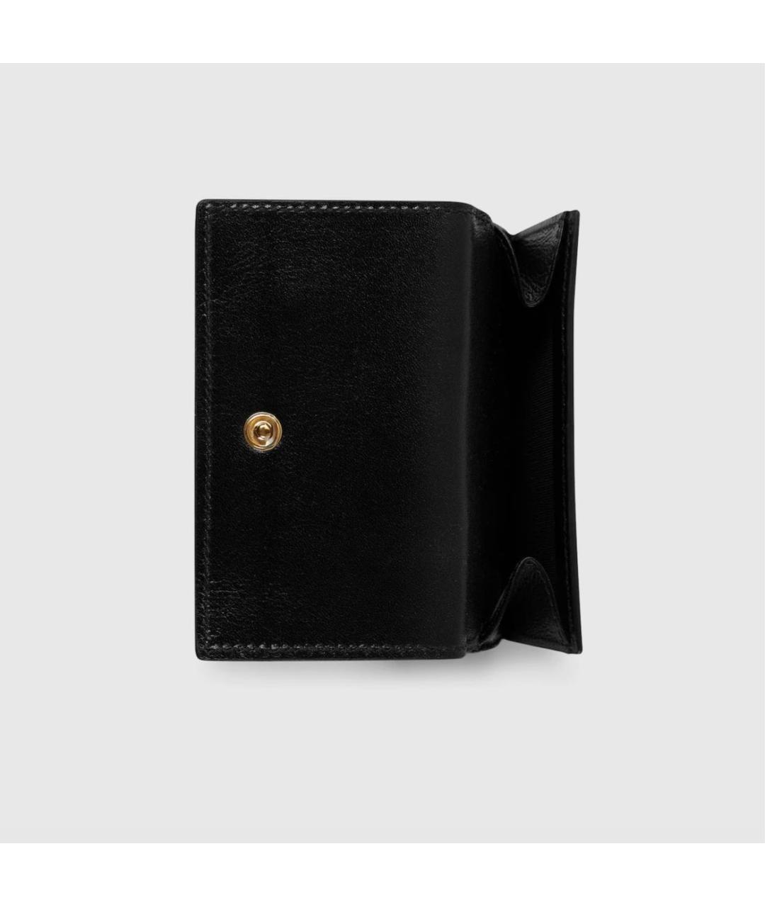 GUCCI Черный кожаный кошелек, фото 5