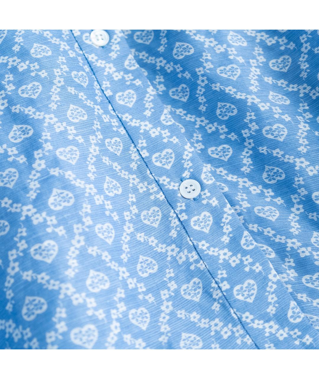 SANDRO Голубое льняное повседневное платье, фото 4