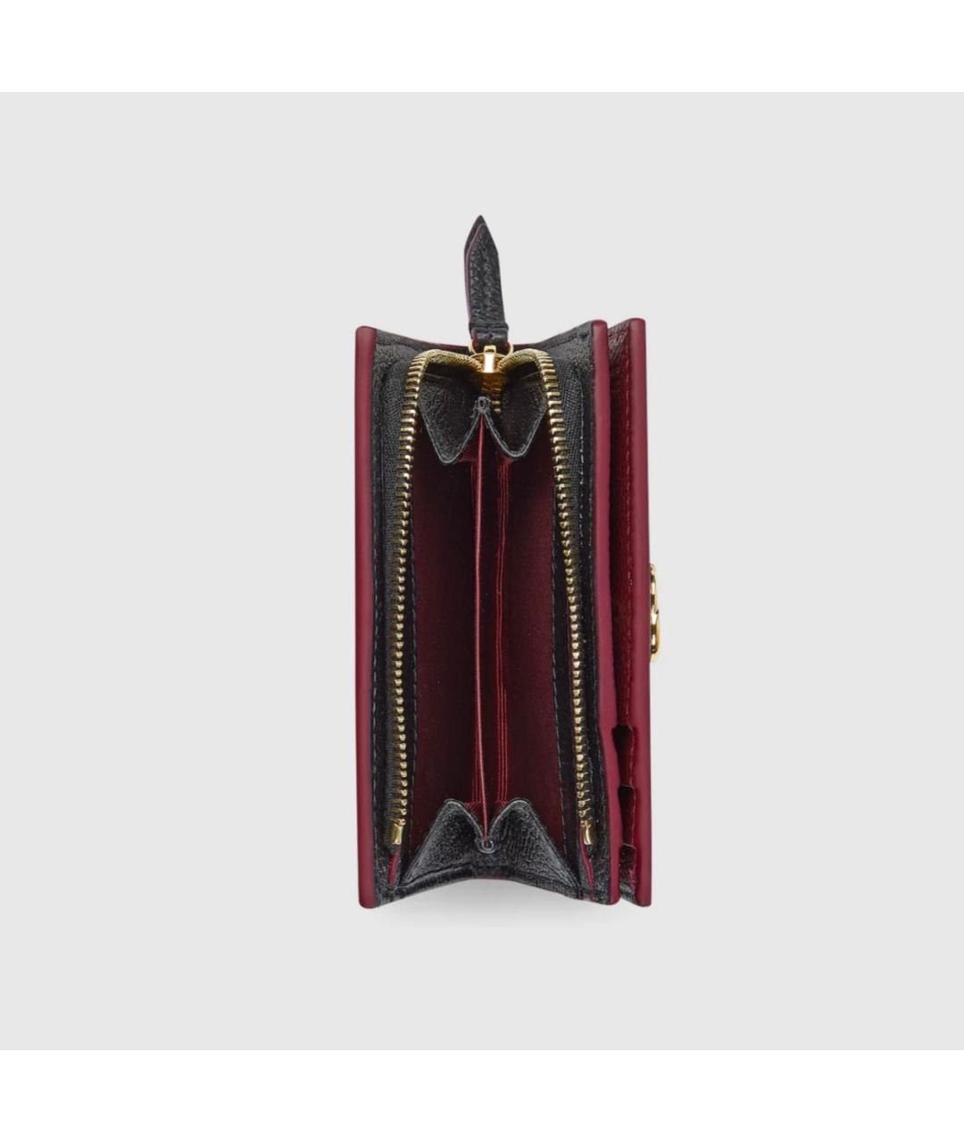 GUCCI Черный кожаный кошелек, фото 6