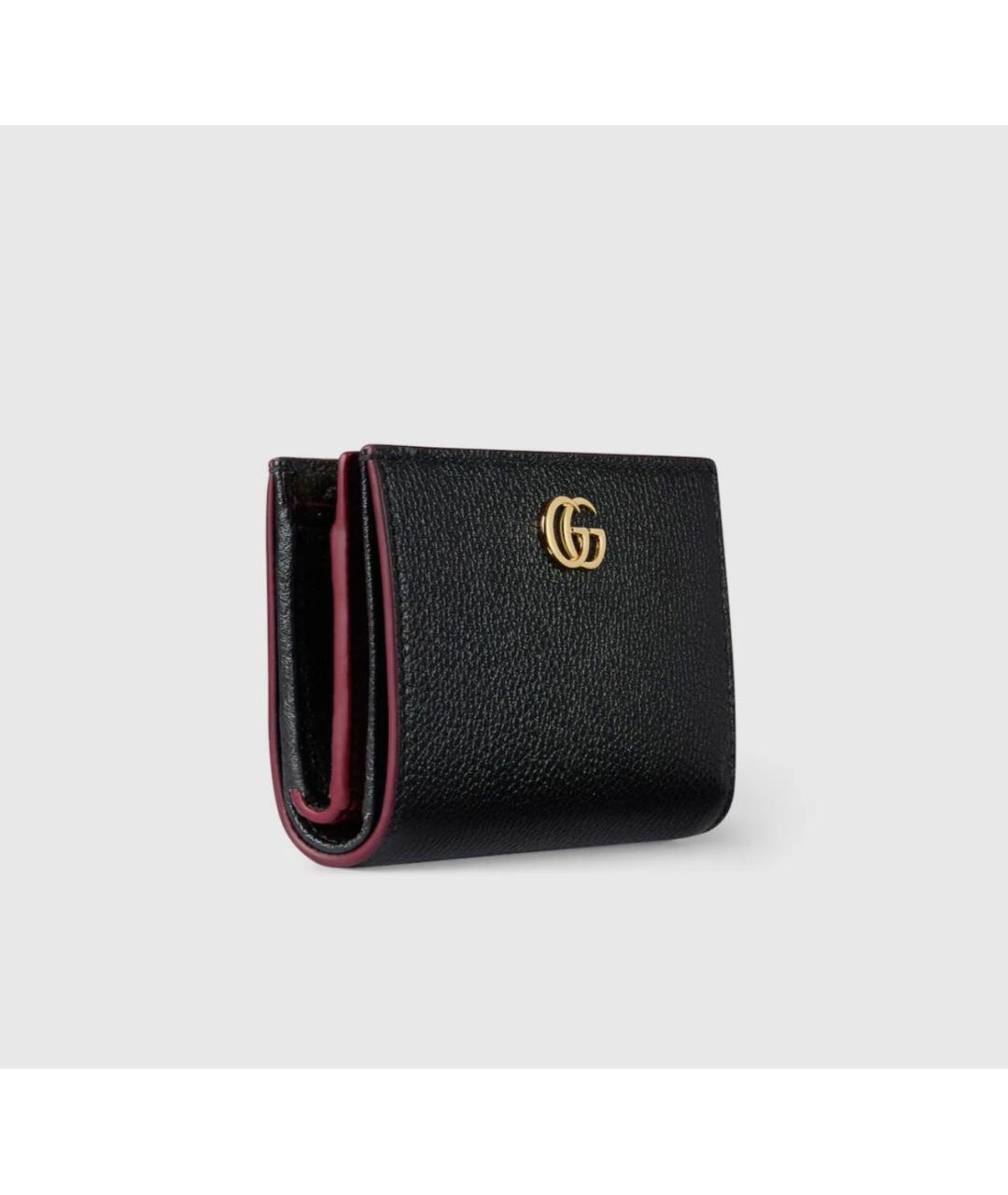 GUCCI Черный кожаный кошелек, фото 3