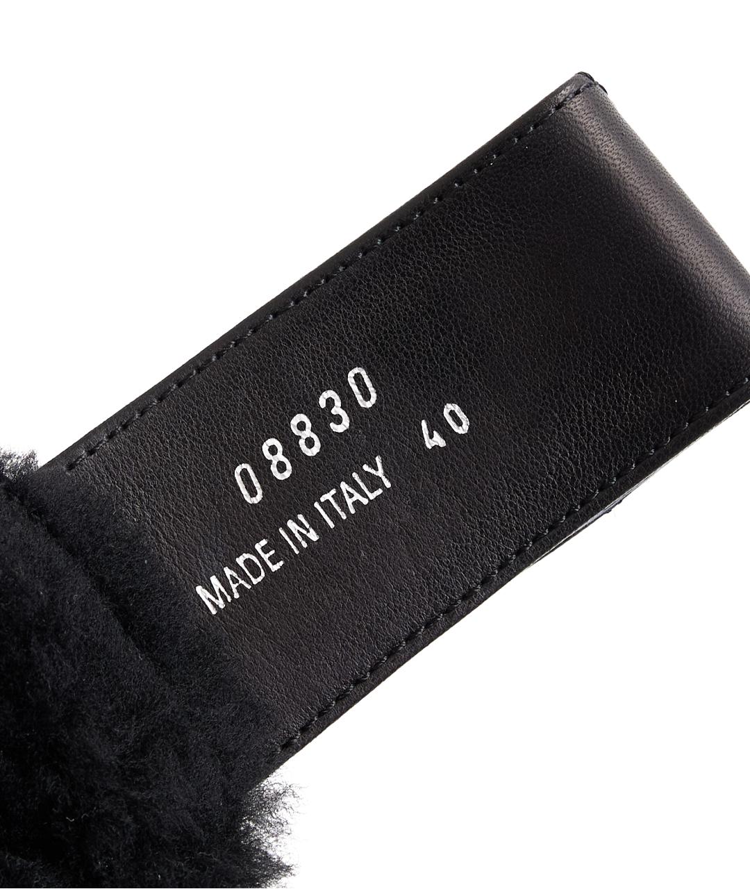 PRADA Черные кожаные сандалии, фото 7