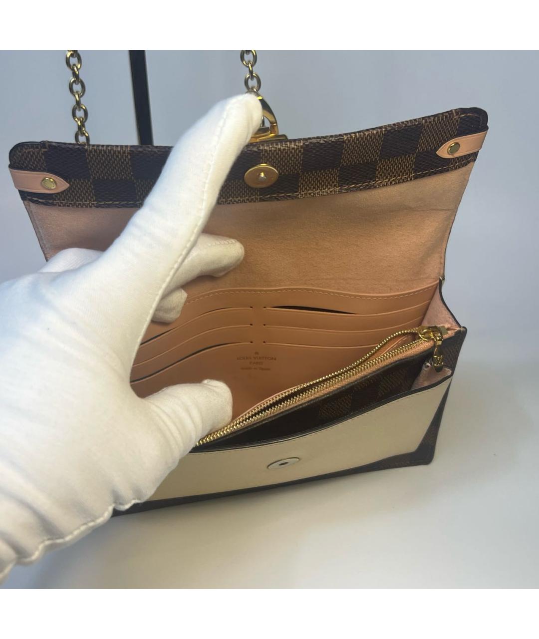 LOUIS VUITTON Коричневая сумка через плечо, фото 3