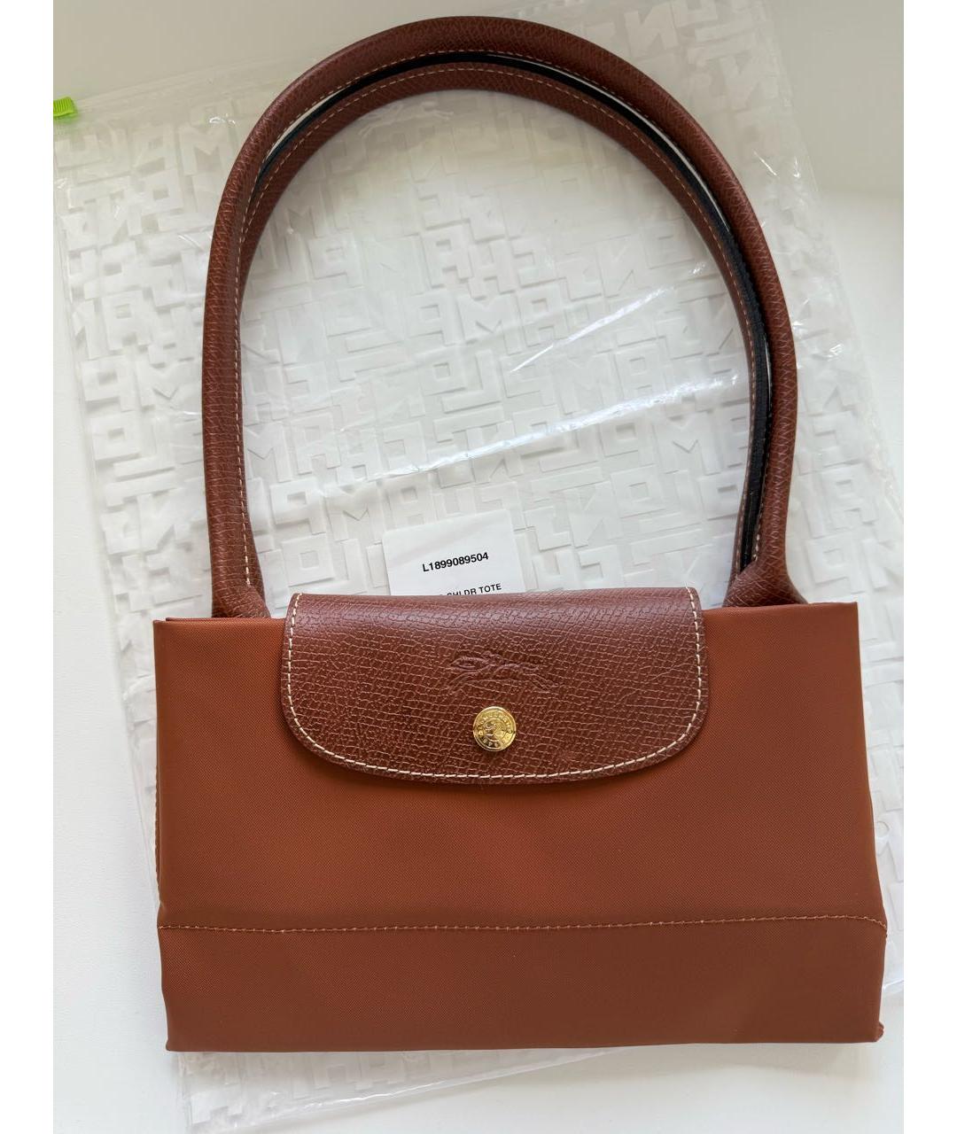 LONGCHAMP Коричневая сумка тоут, фото 4