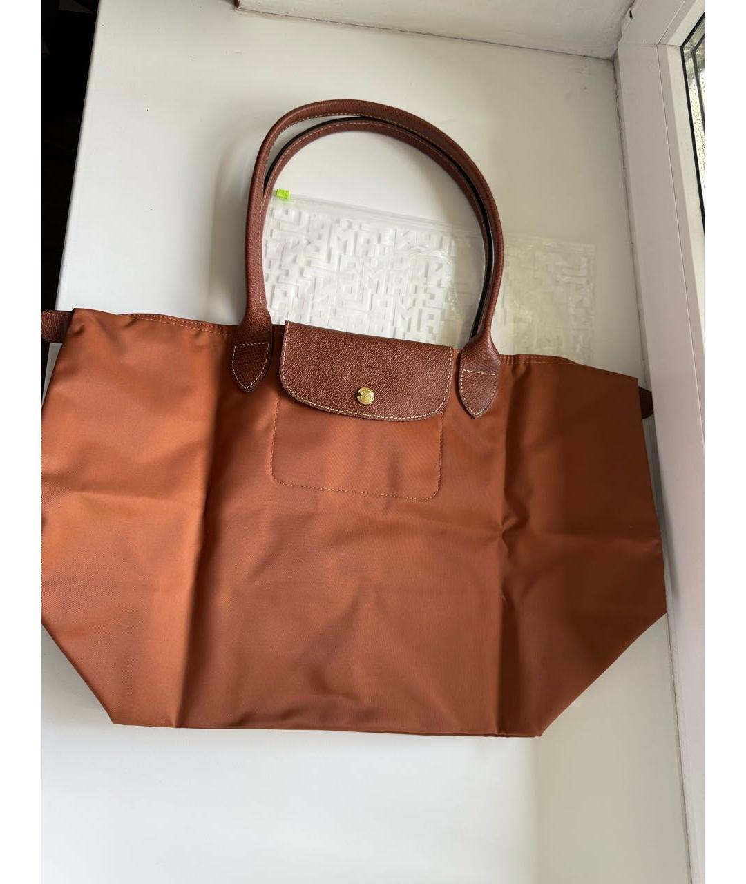 LONGCHAMP Коричневая сумка тоут, фото 5