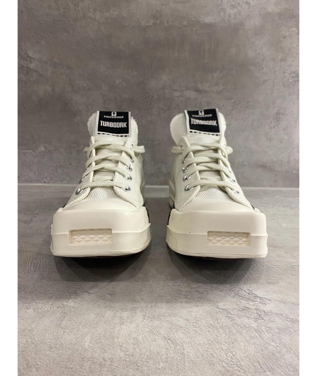 RICK OWENS DRKSHDW Белые кеды, фото 5