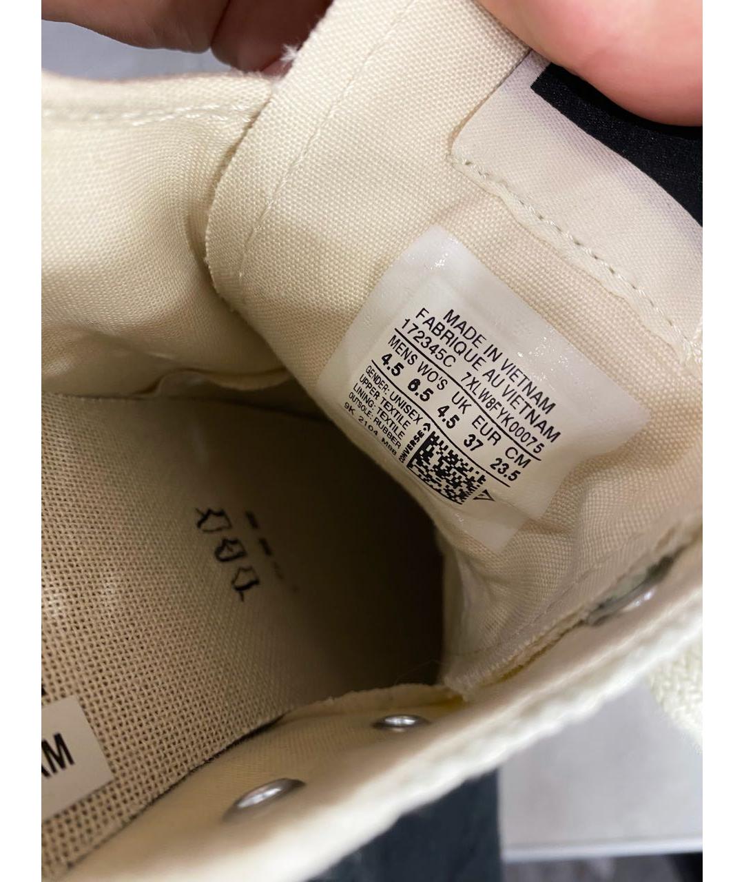 RICK OWENS DRKSHDW Белые кеды, фото 7