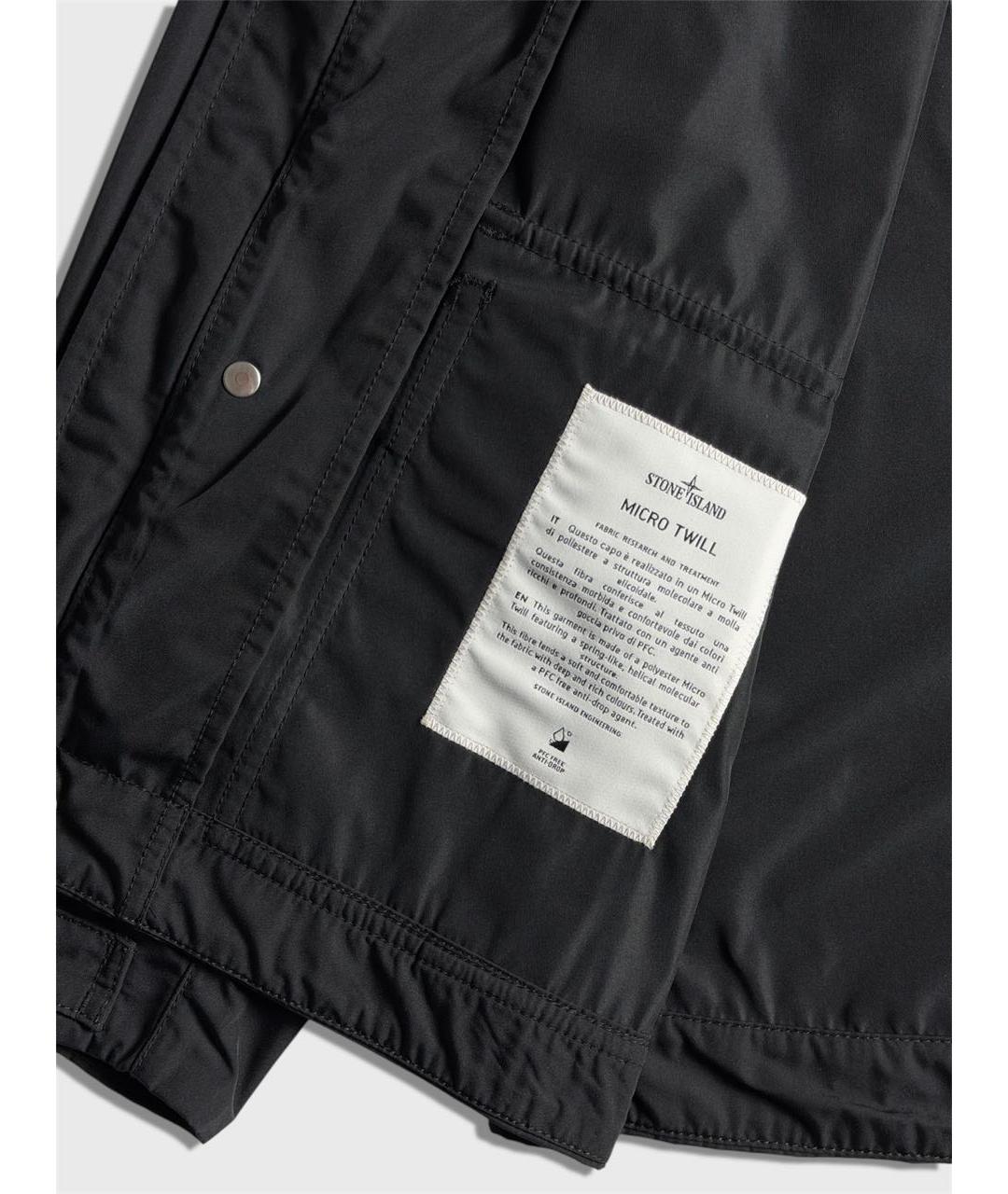 STONE ISLAND Черная куртка, фото 4