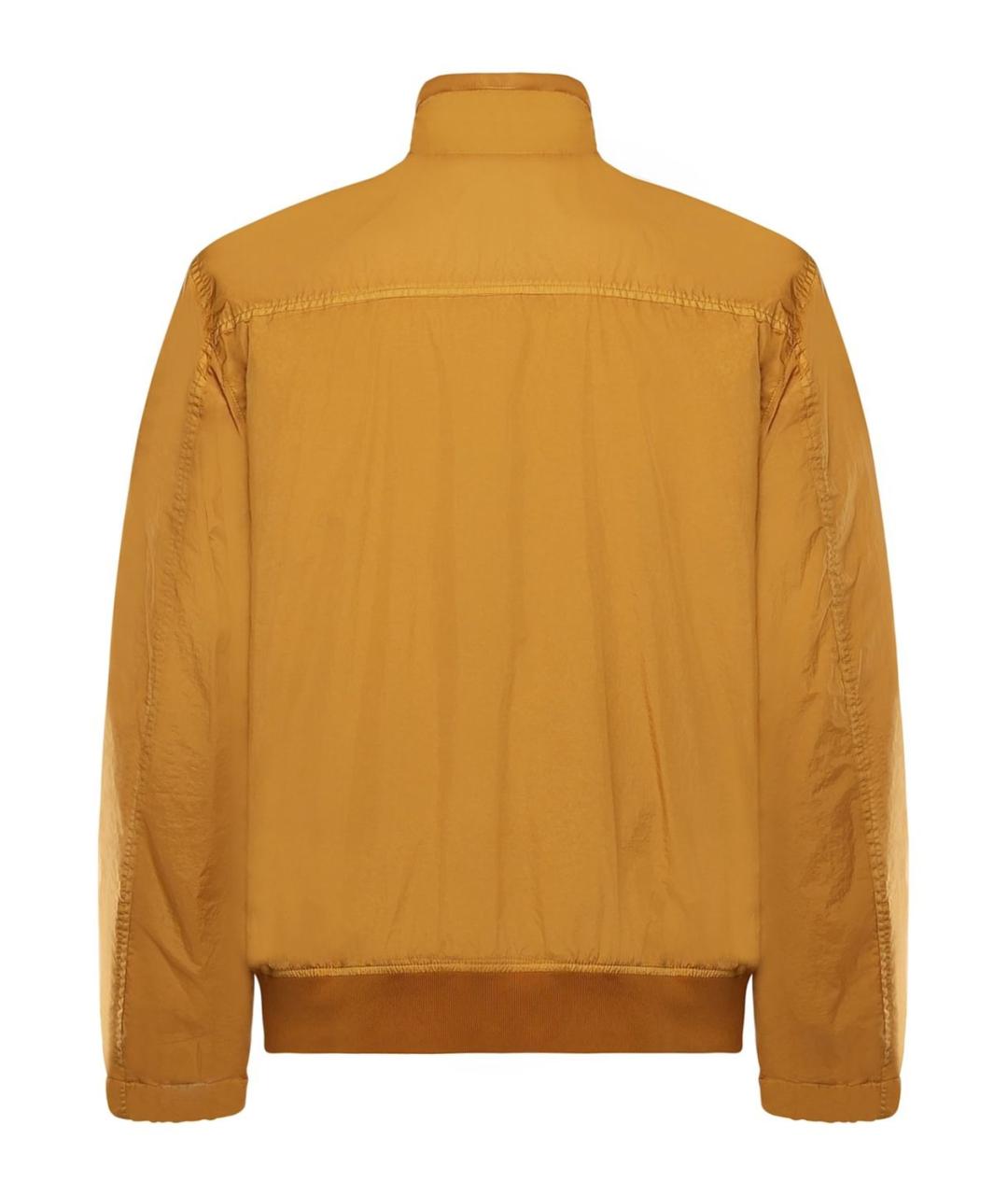 STONE ISLAND Горчичная полиамидовая куртка, фото 3