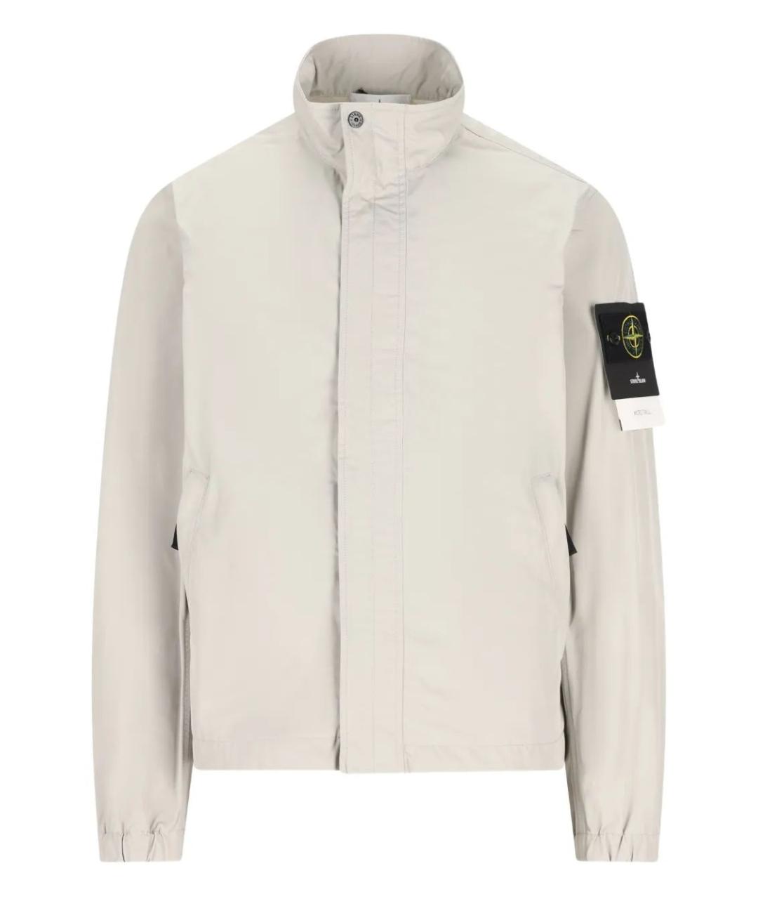 STONE ISLAND Серая полиэстеровая куртка, фото 1