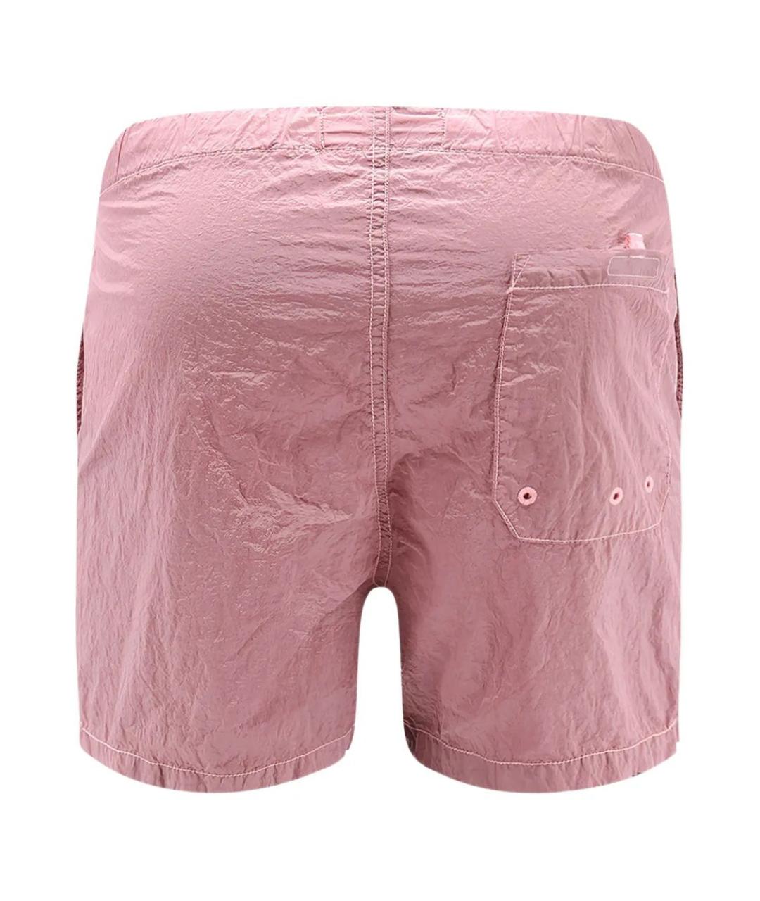 STONE ISLAND Розовые полиамидовые шорты, фото 2