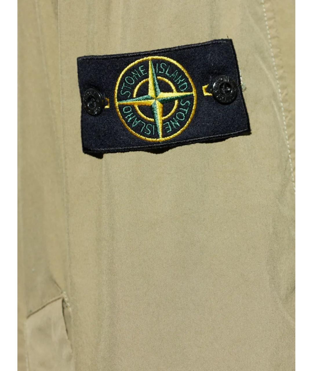 STONE ISLAND Хаки полиэстеровая куртка, фото 5