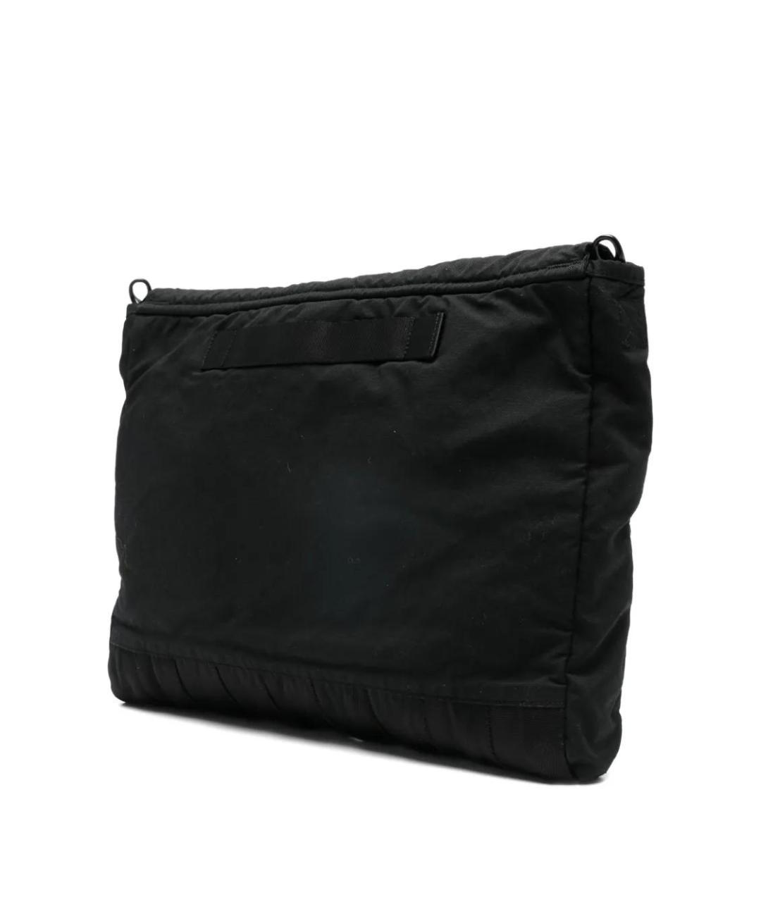 CP COMPANY Черная тканевая сумка на плечо, фото 3