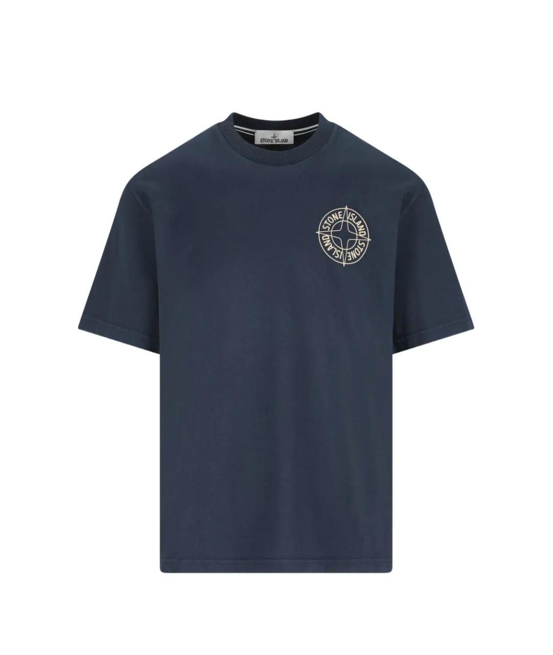 STONE ISLAND Хлопковая футболка, фото 1