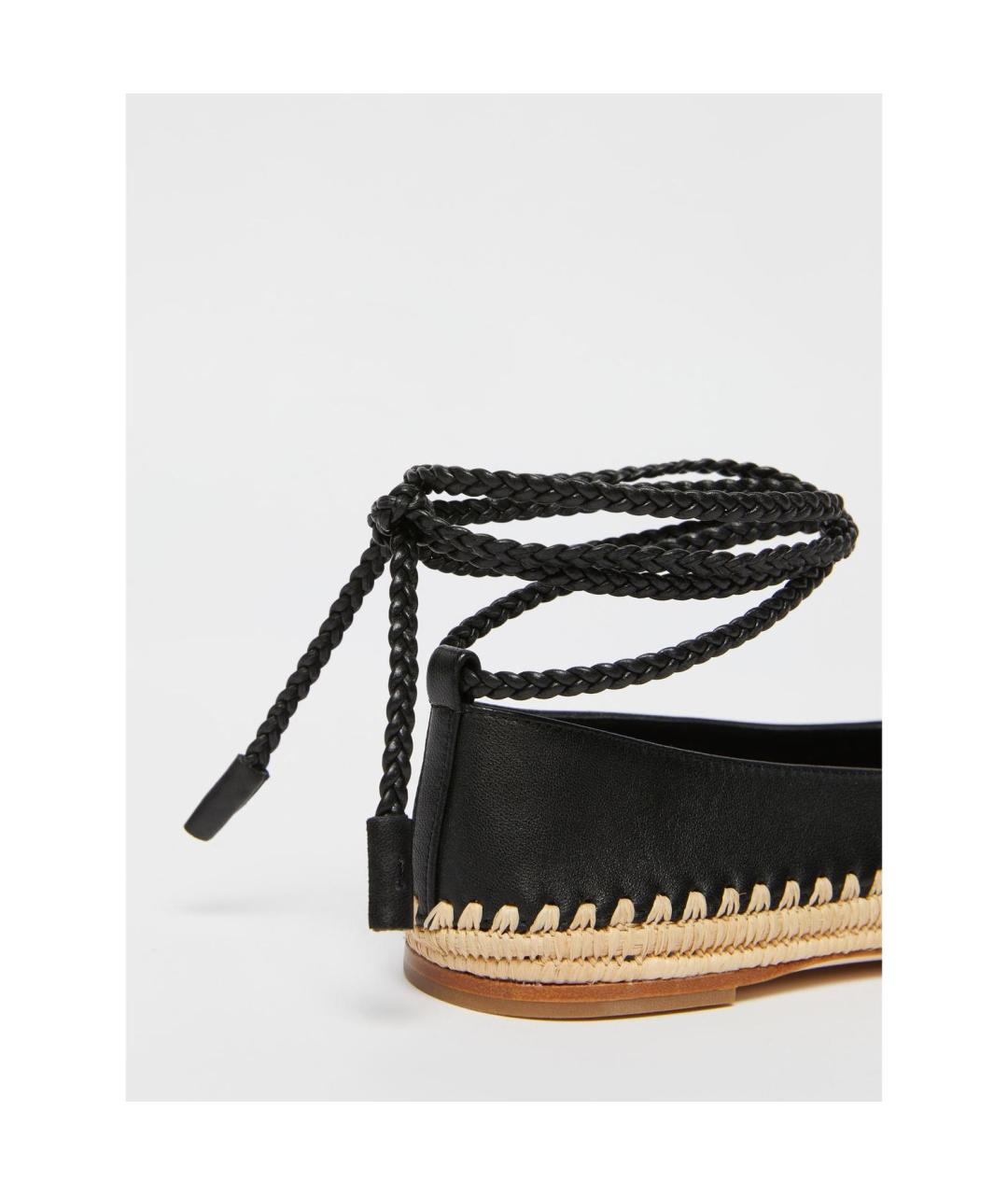 MAX MARA Салатовые кожаные эспадрильи, фото 4