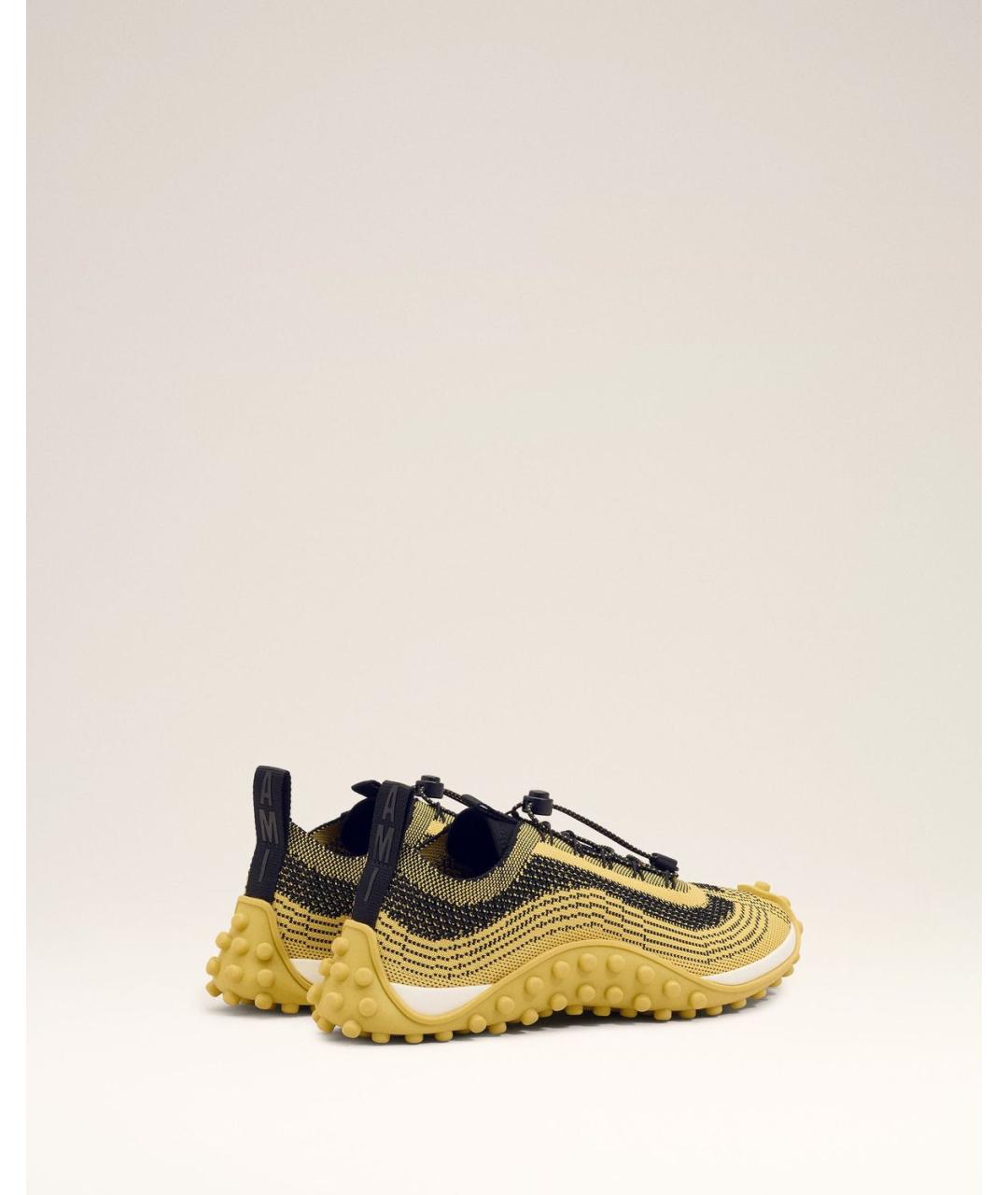 Ami Paris Мульти текстильные низкие кроссовки / кеды, фото 3