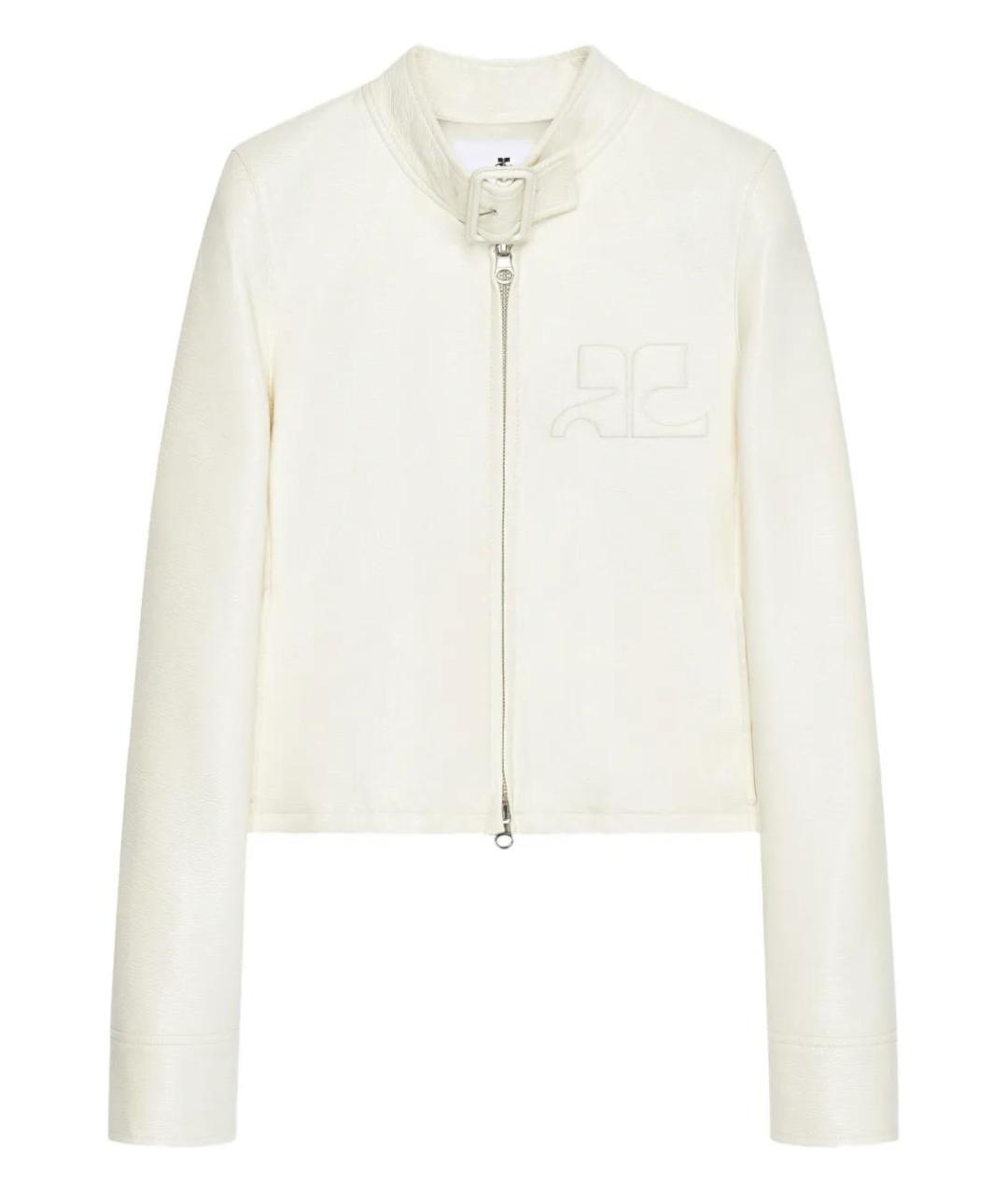 COURREGES Бежевая хлопковая куртка, фото 1