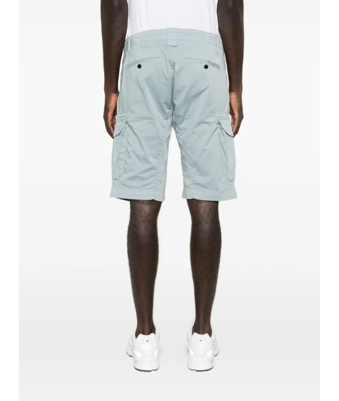 CP COMPANY Голубые хлопковые шорты, фото 4