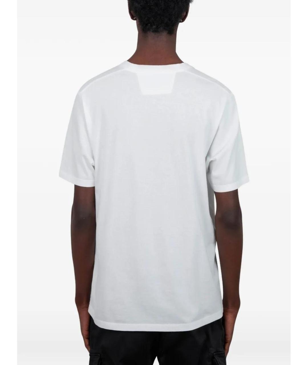 CP COMPANY Белая вискозная футболка, фото 3