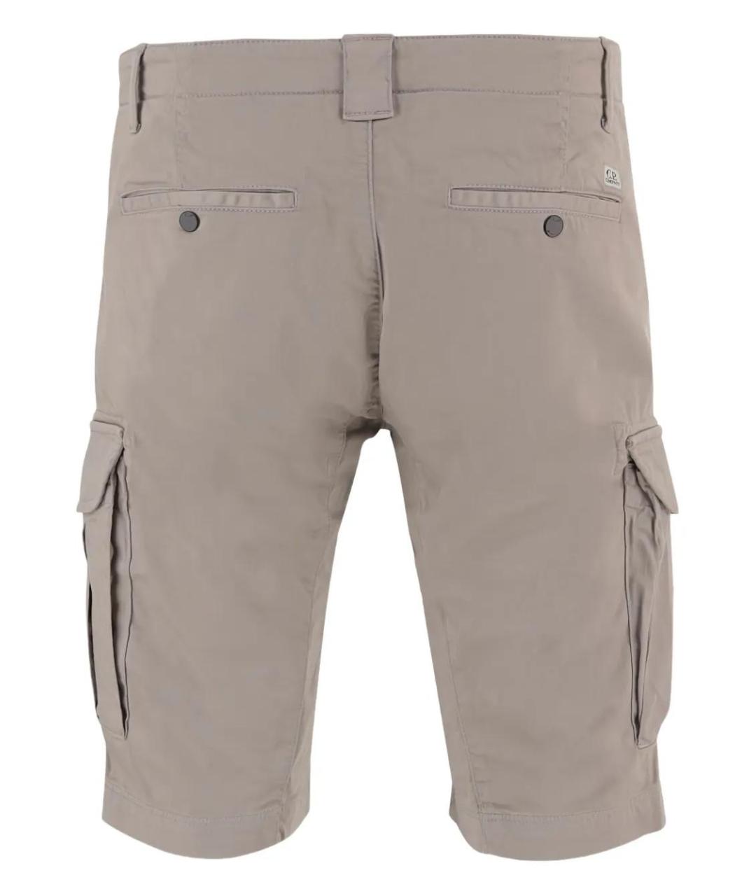 CP COMPANY Бежевые хлопковые шорты, фото 2