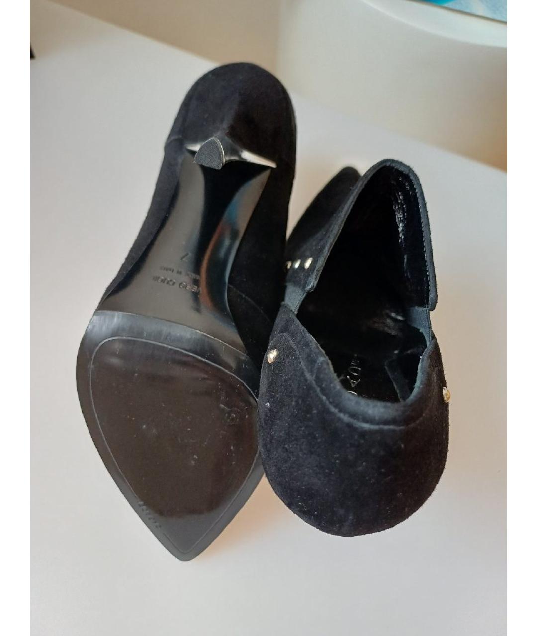 CASADEI Черные замшевые ботильоны, фото 9