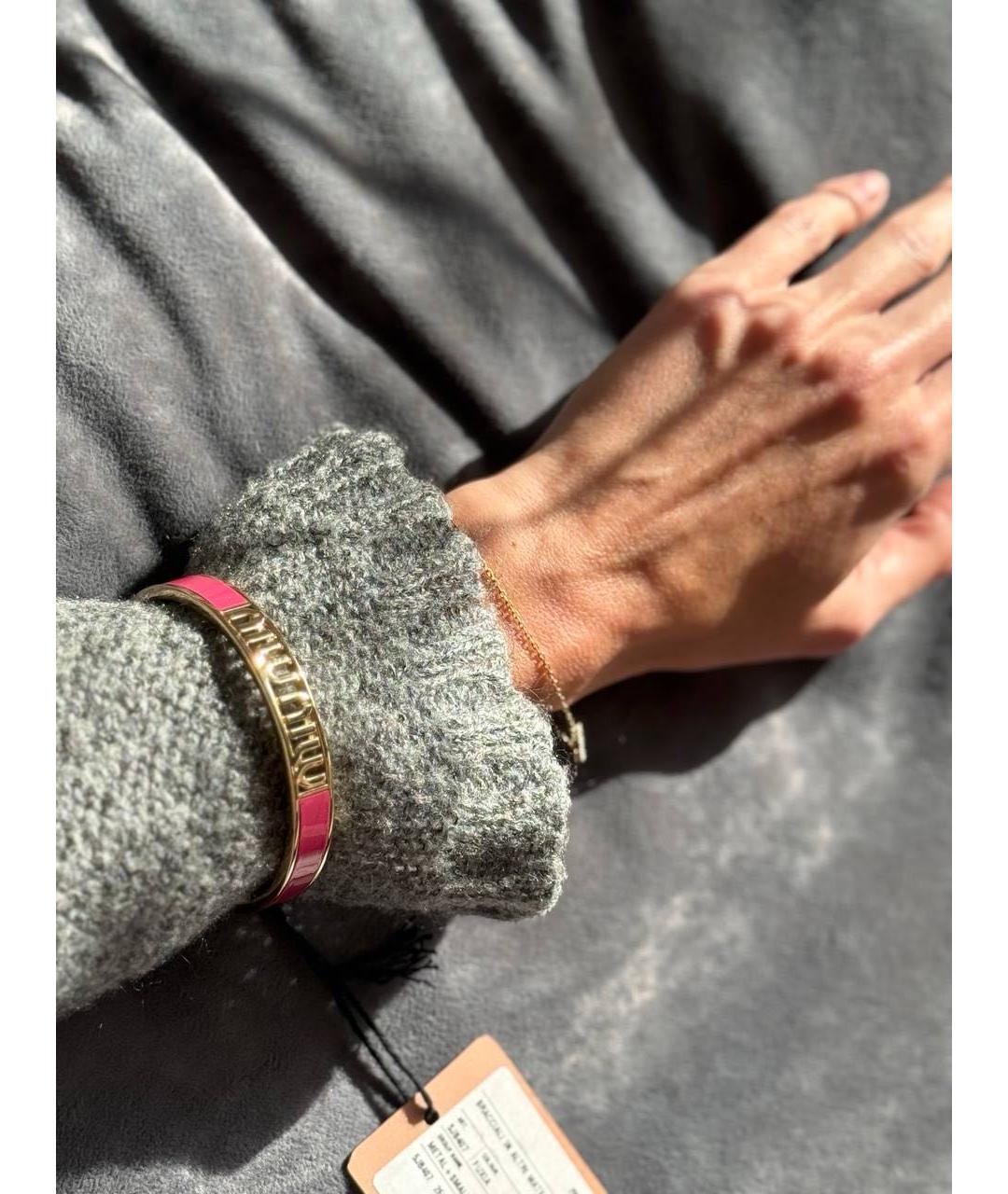 MIU MIU Фуксия металлический браслет, фото 4