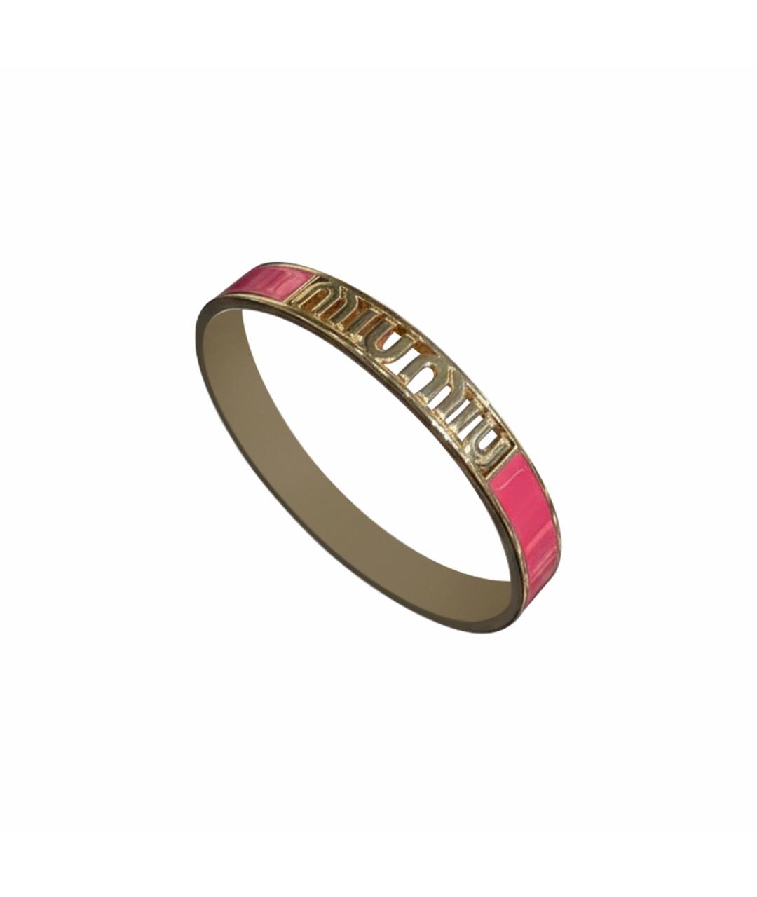 MIU MIU Фуксия металлический браслет, фото 1