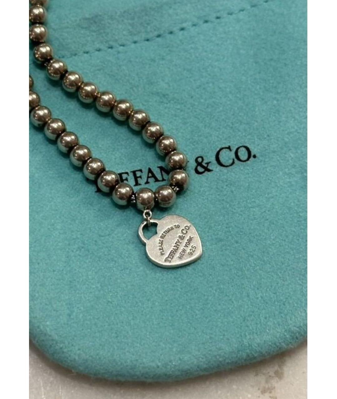 TIFFANY&CO Бирюзовый серебряный браслет, фото 3