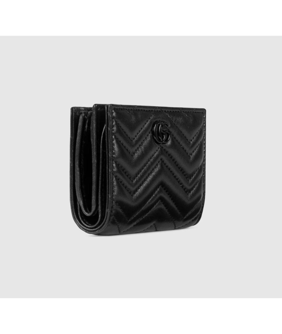 GUCCI Черный кожаный кошелек, фото 3