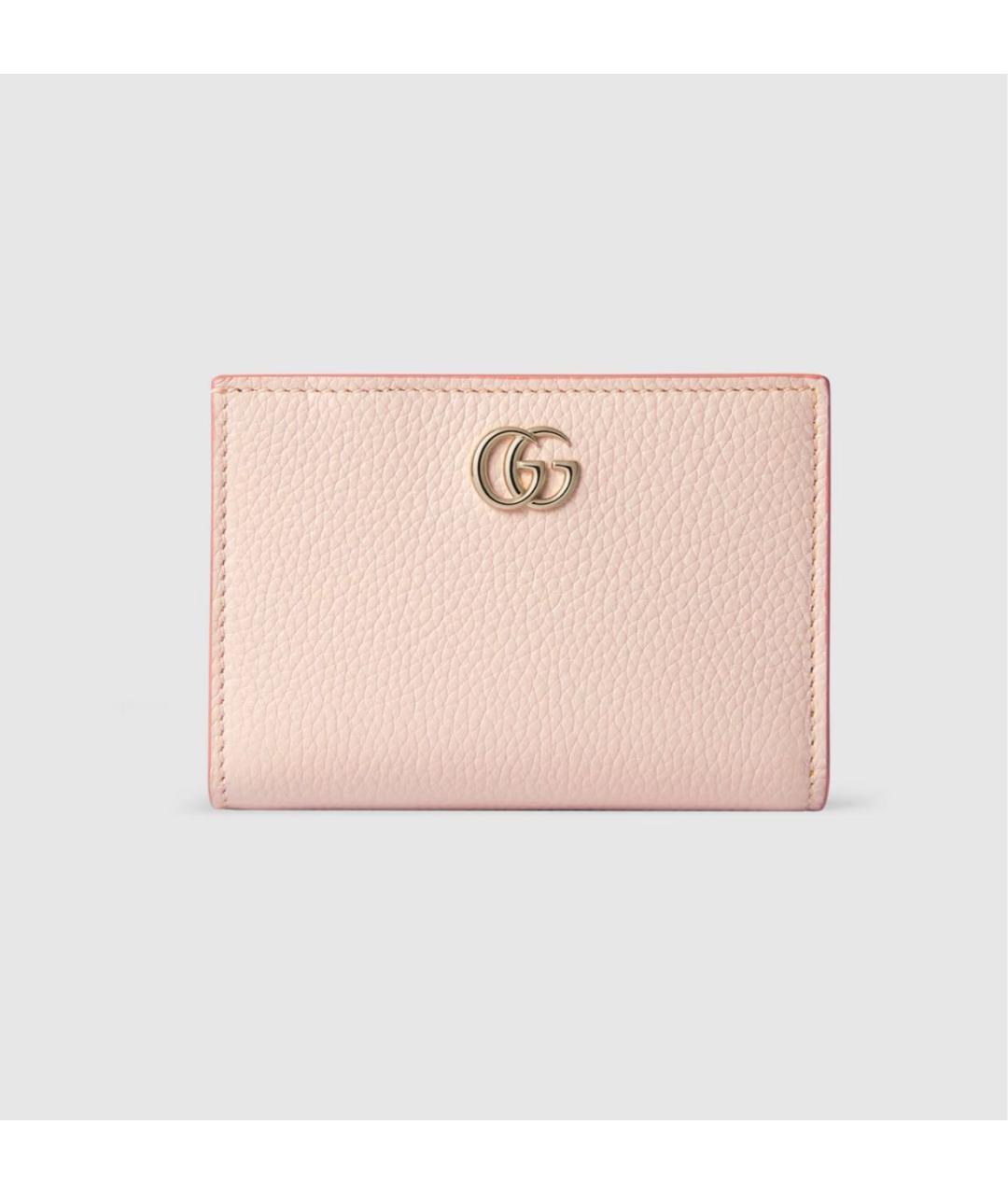 GUCCI Розовый кожаный кошелек, фото 7