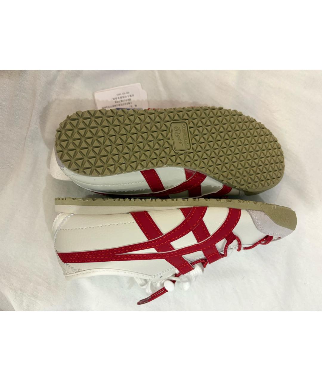 ONITSUKA TIGER Белые кожаные кеды, фото 5