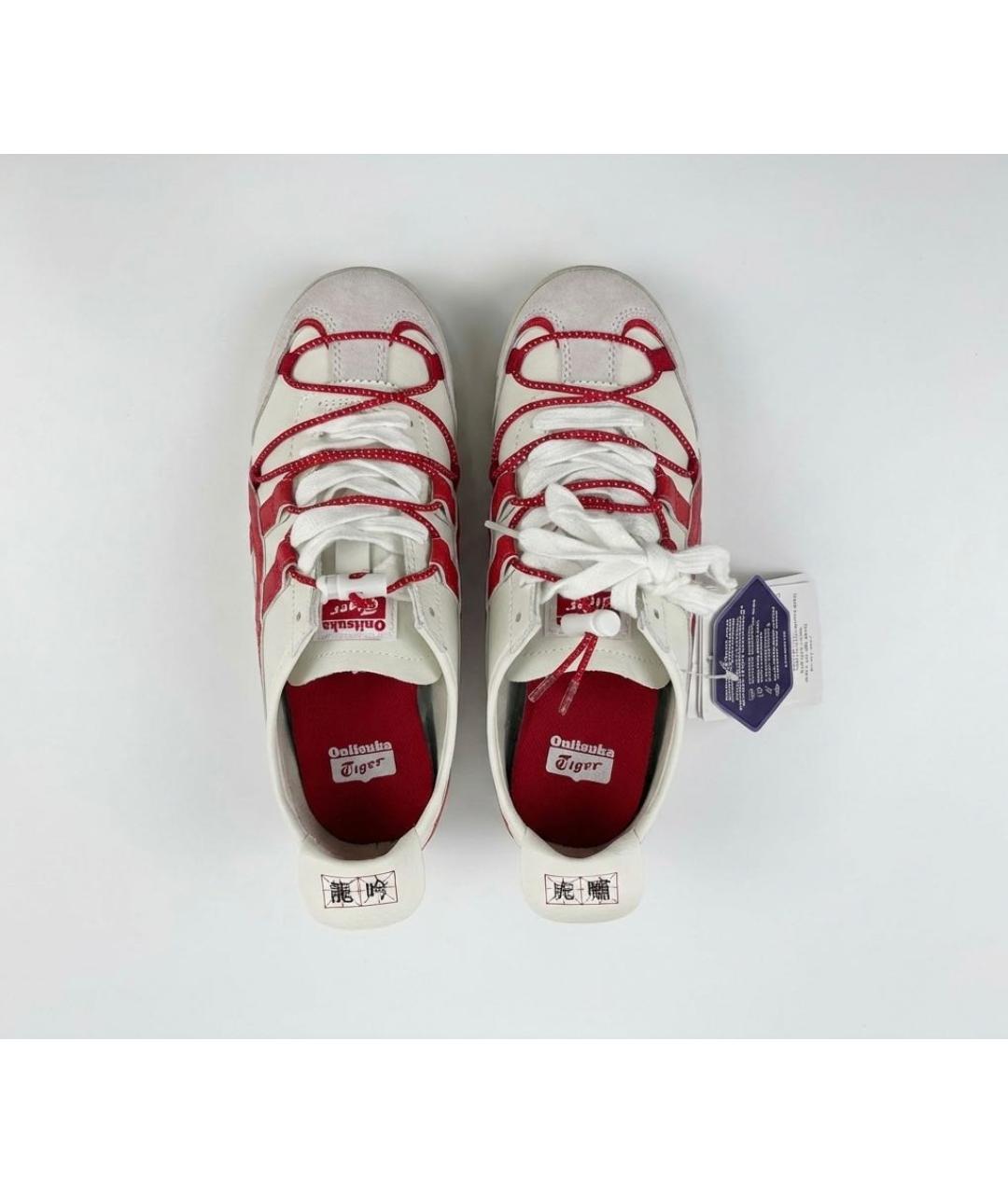 ONITSUKA TIGER Белые кожаные кеды, фото 3