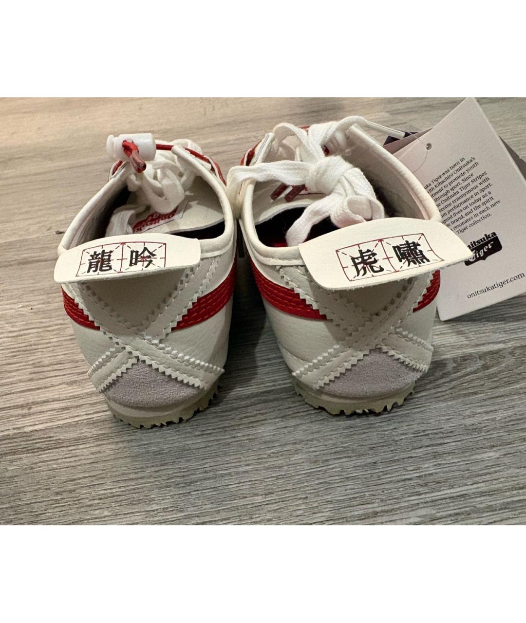 ONITSUKA TIGER Белые кожаные кеды, фото 4