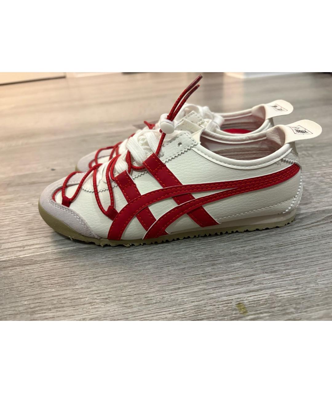 ONITSUKA TIGER Белые кожаные кеды, фото 9