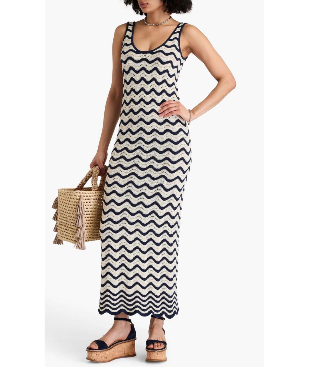 ZIMMERMANN Темно-синий хлопковый сарафан, фото 2