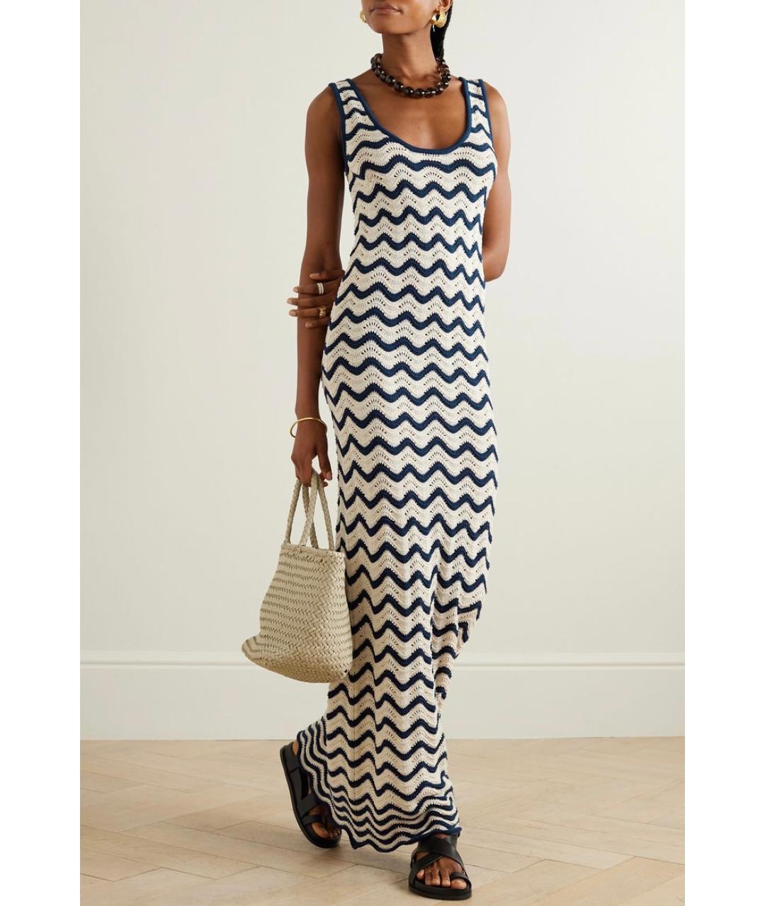 ZIMMERMANN Темно-синий хлопковый сарафан, фото 4