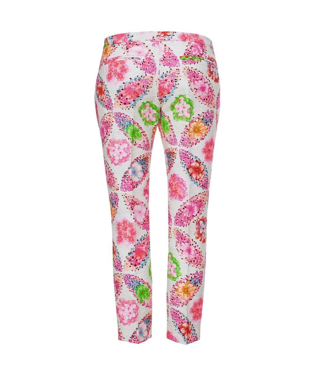 MSGM Мульти хлопковые прямые брюки, фото 2