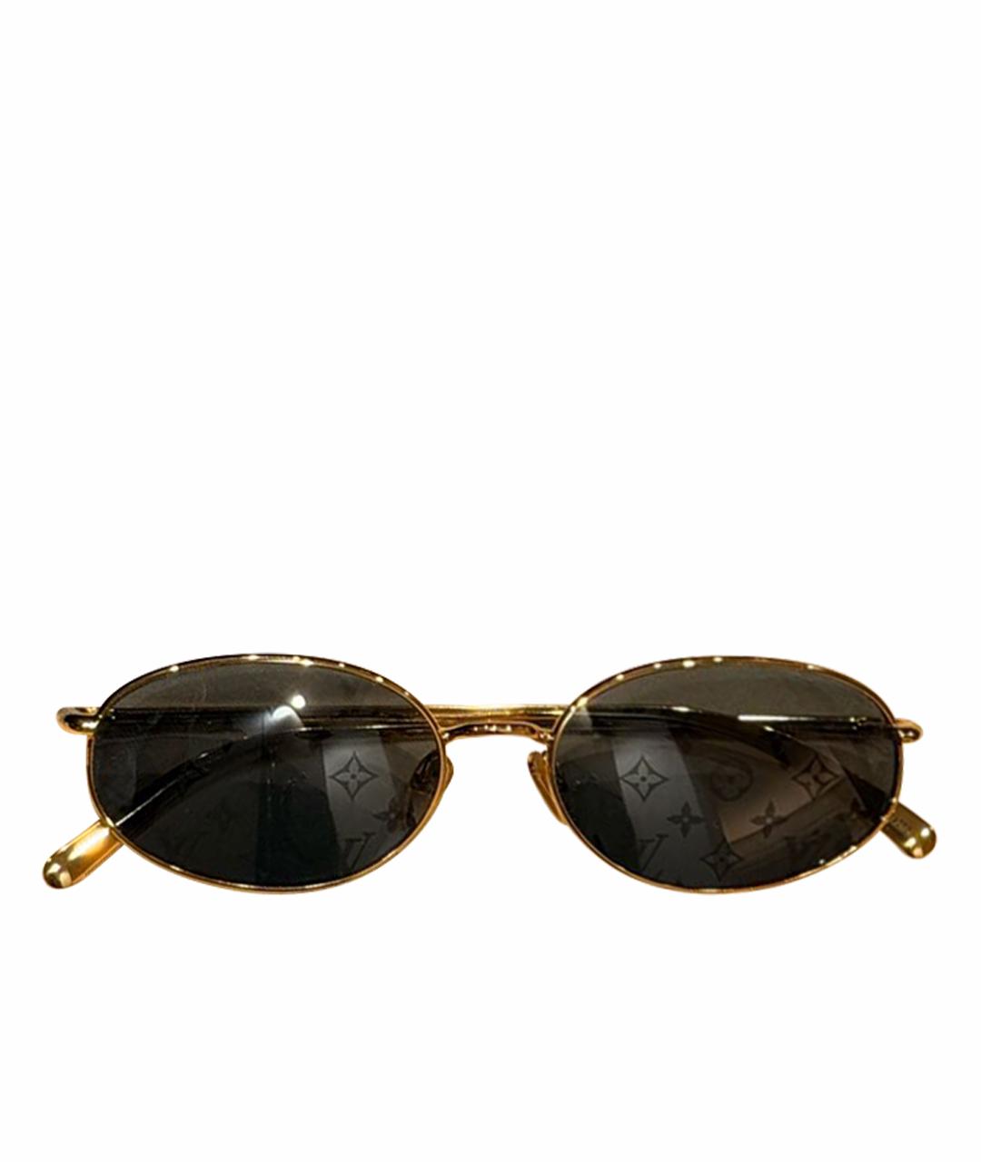 LOUIS VUITTON Синие металлические солнцезащитные очки, фото 1