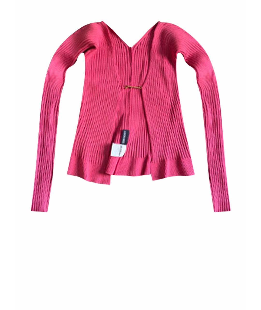 JACQUEMUS Розовый вискозный кардиган, фото 1