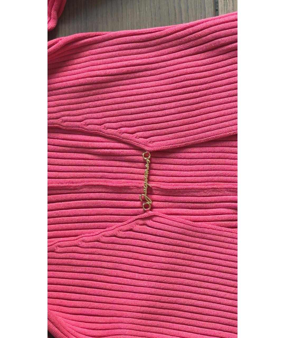 JACQUEMUS Розовый вискозный кардиган, фото 2