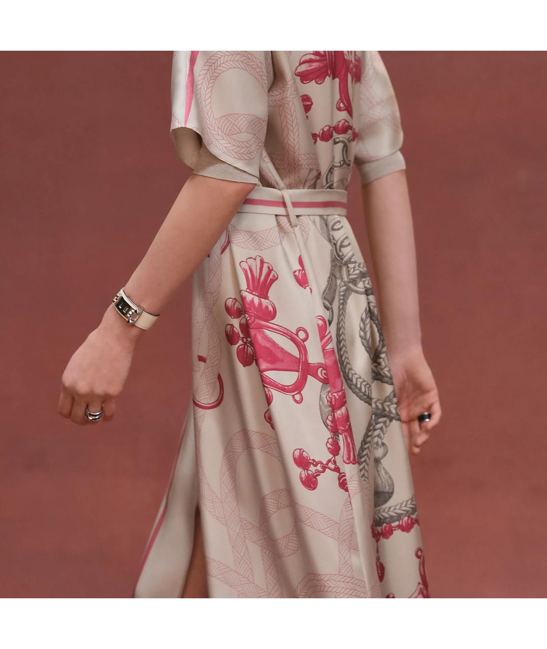 HERMES Шелковое платье, фото 6